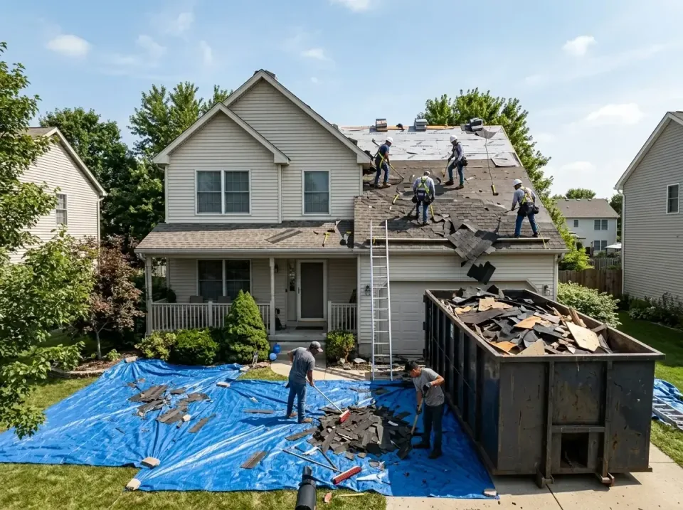 roof-replacement-debris-remova-004 — frequently asked questions, Cheapest Dumpster Rentals in Fountain Inn, SC